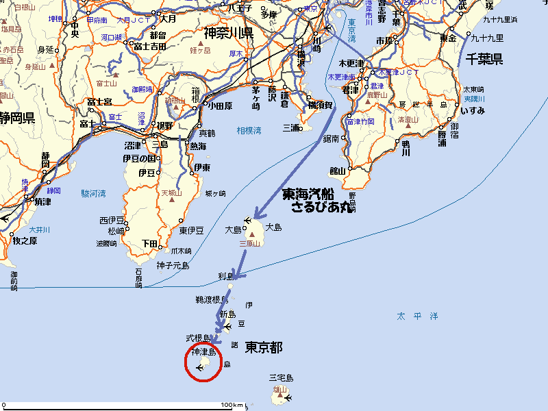 神津島地図
