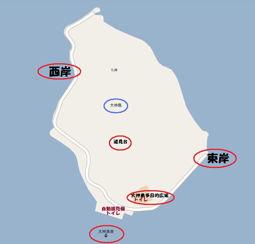 大神島地図
