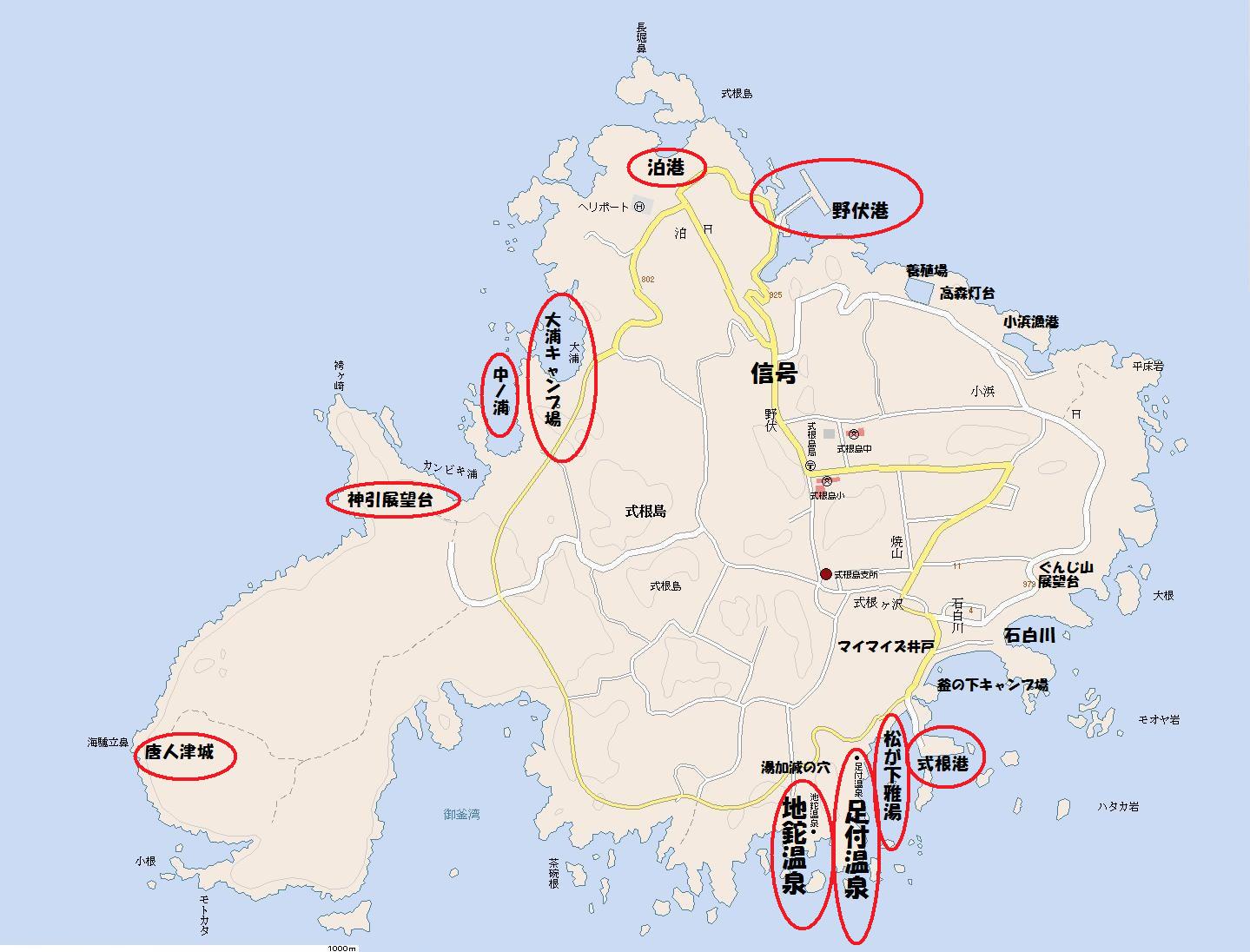 伊豆諸島地図