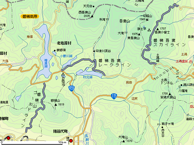 磐梯地図